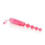 Vibrating Pleasure Beads – Pink Glittered Jelly - Image 3