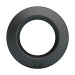 Brodan - Cockring Super Soft Silicone - Black - Image 2