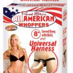 All American Whoppers 8-Inch Dong With Universal - Flesh