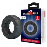 Jeriko Super Soft Silicone Cock Ring – Black - Image 2