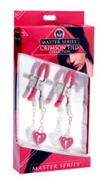 Charmed Heart Padlock Nipple Clamps - Image 4
