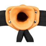 Hollow Strap-on Without Balls 8 Inch - Tan