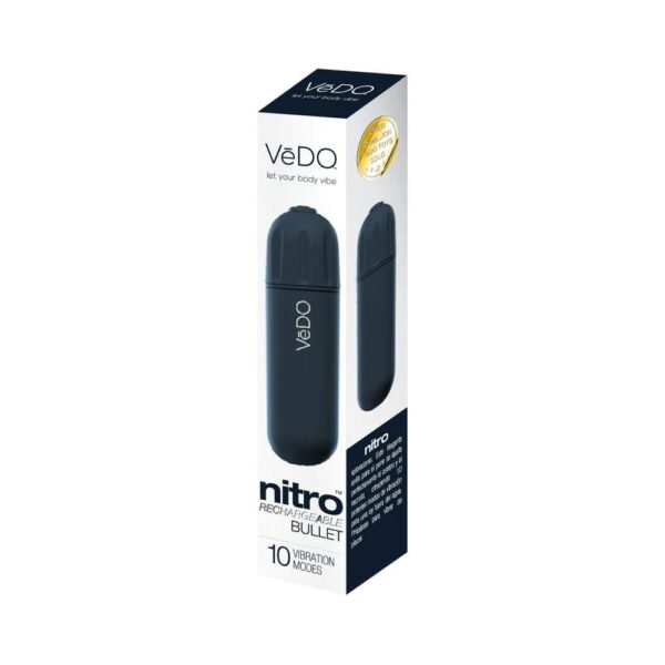 Nitro Rechargeable Bullet - Black