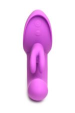 10x Come Hither Rocket Silicone Vibrator - Purple - Image 2