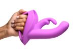 10x Come Hither Rocket Silicone Vibrator - Purple - Image 3