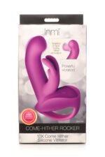 10x Come Hither Rocket Silicone Vibrator - Purple - Image 4