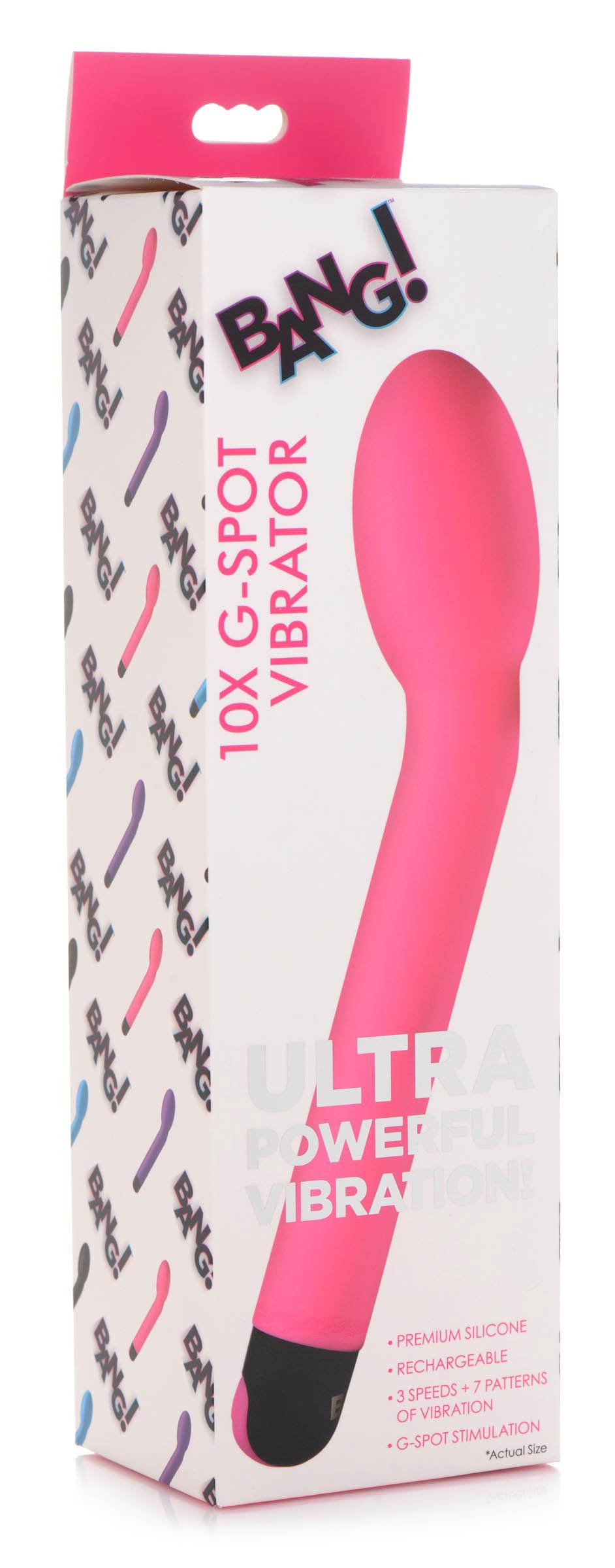 10x-g-spot-vibrator-pink 10x G-Spot Vibrator - Pink - Image 1