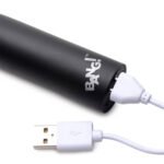 10x Mega Vibrator – Black, Rechargeable Vibrating Bullet - Image 4