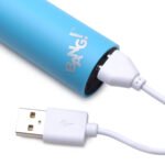 10x Mega Vibrator – Blue, Rechargeable Silicone Bullet Vibrator - Image 4
