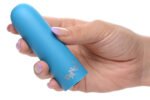 10x Mega Vibrator – Blue, Rechargeable Silicone Bullet Vibrator - Image 5