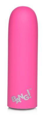 10x Mega Vibrator – Pink, Rechargeable, Waterproof Silicone Bullet - Image 3