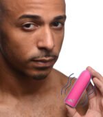 10x Mega Vibrator – Pink, Rechargeable, Waterproof Silicone Bullet - Image 7