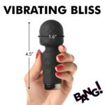 10x Mini Silicone Wand - Black - Image 3