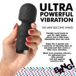 10x Mini Silicone Wand - Black - Image 4