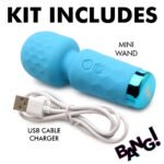 10x Mini Silicone Wand - Blue - Image 3