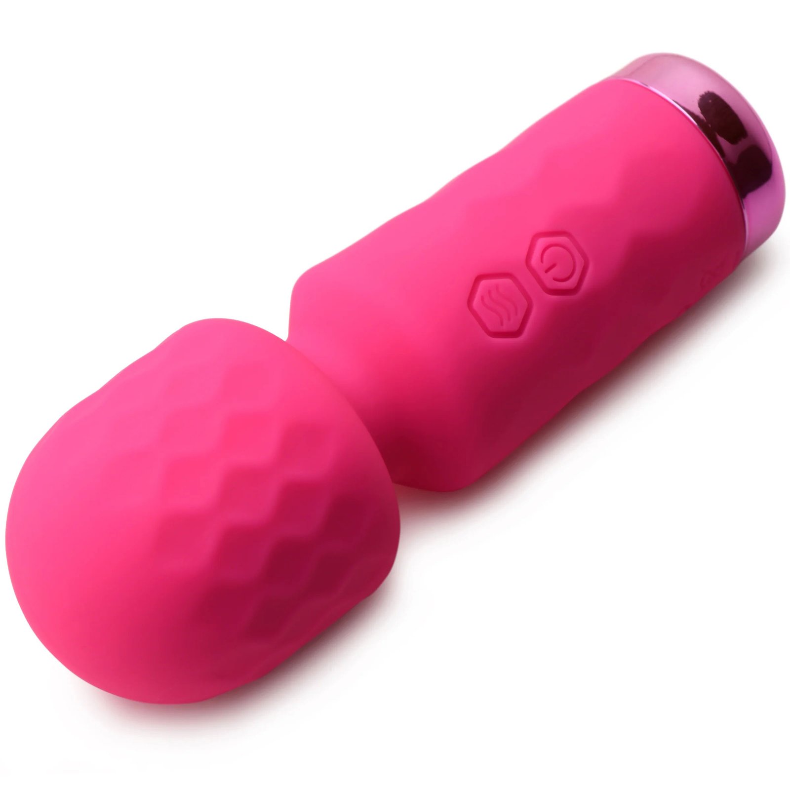10x-mini-silicone-wand-pink 10x Mini Silicone Wand - Pink - Image 1