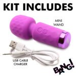 10x Mini Silicone Wand - Purple - Image 3
