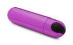 10x Rechargeable Vibrating Metallic Bullet - Purple - Image 2