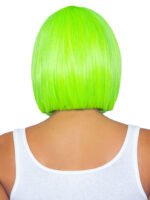 12 Inch Short Bob Wig - Neon Green - Image 2