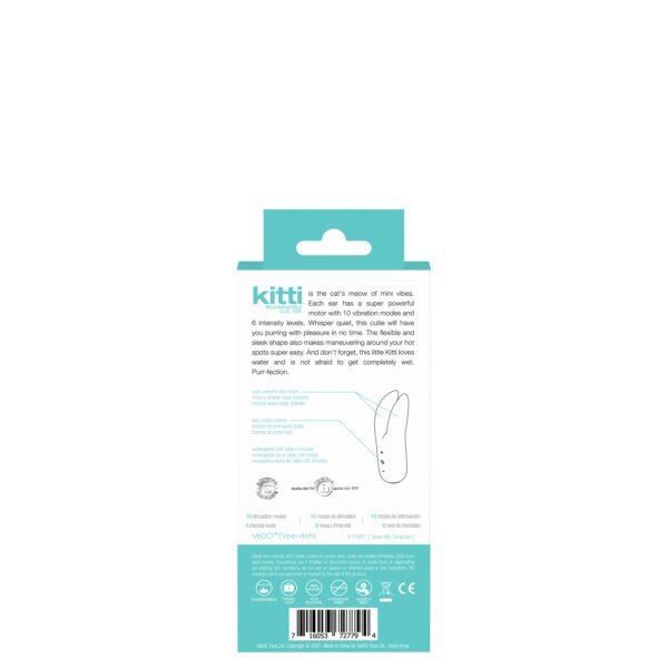 Kitti Rechargeable Dual Vibe - Tease Me Turquoise