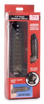 1.5 Inch Penis Enhancer Sleeve - Smoke - Image 5