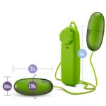 B Yours Double Pop Eggs Vibrating Eggs – Lime Green - Image 6