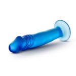 B Yours - Sweet n' Small 6 Inch Dildo With Suction Cup - Blue - Image 3