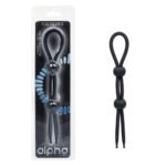 Alpha Liquid Silicone Dual Lasso - Black - Image 2