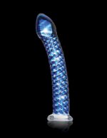 Icicles No. 29 Glass Wand – Blue