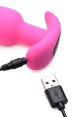 21x Silicone Anal Plug with Wireless Remote Control – Pink - Image 6