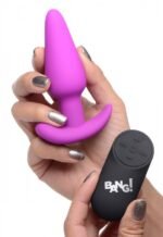 21x Silicone Anal Plug with Wireless Remote Control – Purple - Image 5