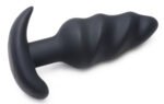21x Silicone Swirl Plug With Remote -Black - Image 2