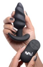 21x Silicone Swirl Plug With Remote -Black - Image 4