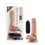 Dr. Skin - Dr. Rob - 6 Inch Vibrating Cock With Suction Cup - Vanilla - Image 4