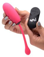 Bang! Plush Egg Vibrator with Wireless Remote – Pink - Image 2