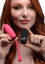 Bang! Plush Egg Vibrator with Wireless Remote – Pink - Image 3
