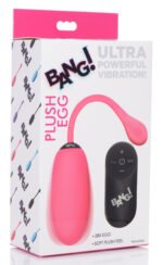 Bang! Plush Egg Vibrator with Wireless Remote – Pink - Image 4