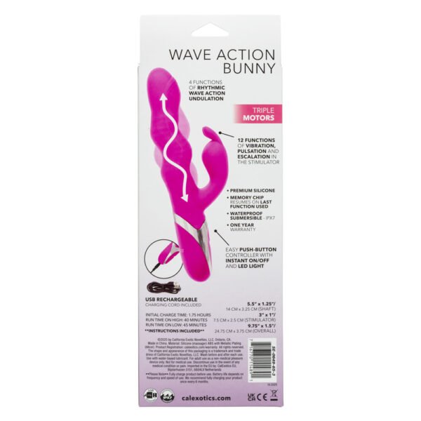 Enchanted Wave Action Bunny - Pink