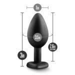 Temptasia Bling Plug Small Anal Plug – Black - Image 6