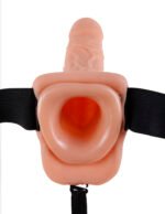 Fetish Fantasy Series 9 Inch Hollow Strap-on With Balls - Flesh - Image 2