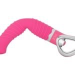Ellie G Bendable Vibrator Ribbed - Pink