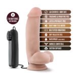 Coverboy The Quarterback Vibrating Dildo with Suction Cup – Vanilla - Image 5