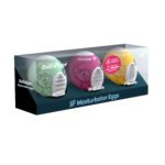3 Pc Set Masturbator Egg - Riffle - Bubble - Fierce - Image 3