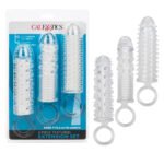 3 Piece Textured Extension Sleeve Set – Clear - Image 12