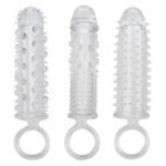 3 Piece Textured Extension Sleeve Set – Clear - Image 5