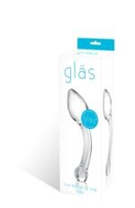 Pure Indulgence Anal Slider Borosilicate Glass Anal Plug – Clear