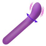 G-Spot Flexible Silicone Vibrator - Purple - Image 2