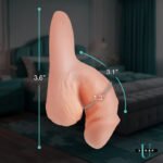 Silicone Packer Dildo 3.6 in – Light - Image 4
