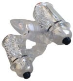Wet Dreams Double Down Triple Motor Vibrating Cock Ring – Clear - Image 2