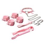 Kawaii Bondage Set – Pink Vegan Leather 6-Piece Kit - Image 2